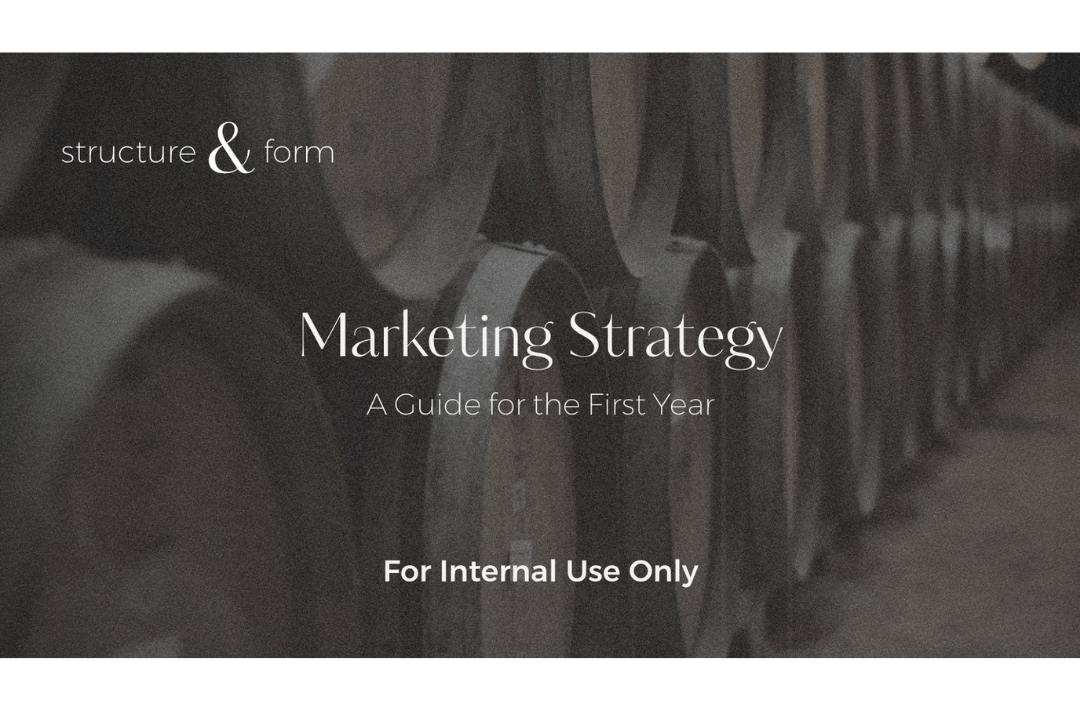 The cover of a strategy deck for Structure & Form